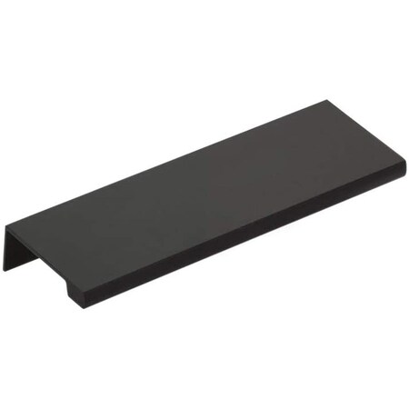 Patioplus 4 in. Center to Center Cabinet Edge Pull, Flat Black PA2030558